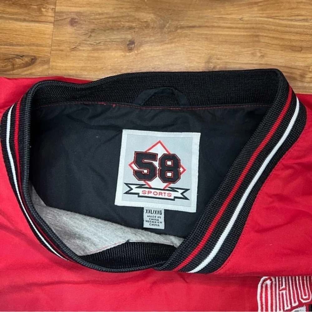 Vintage Ohio State Buckeyes 58 Sports Pullover‎ Lined XXL Windbreaker Jacket Y2K